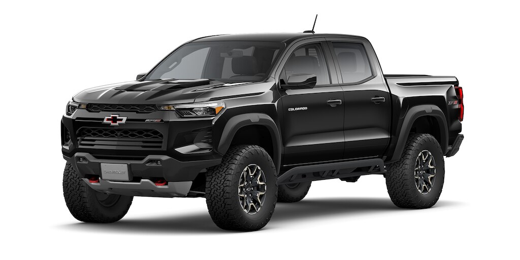 Camioneta todoterreno 4x4 Chevrolet Colorado ZR2 2025 en color negro