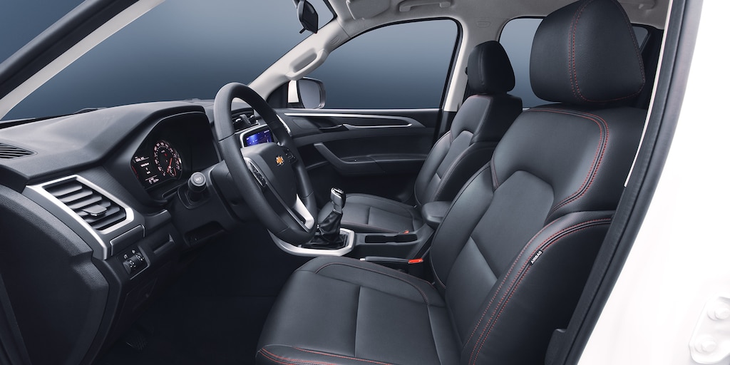 Chevrolet S10 Max 2025, tu camioneta pickup 4 cilindros con interior Tactopiel negra